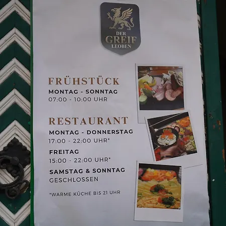 Herberg Restaurant Der Greif Leoben (Styria)